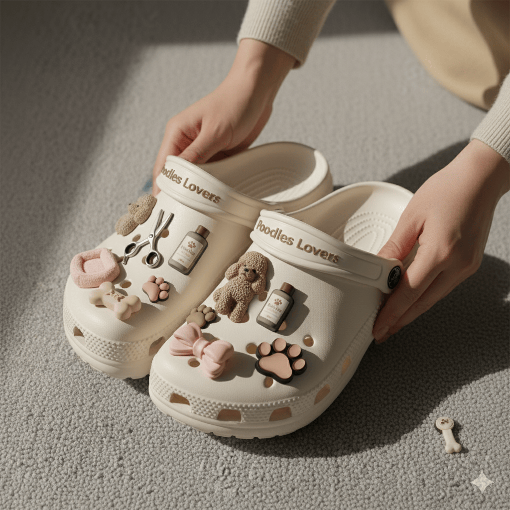 POODLE LOVERS PREMIUM CLOGS DAT
