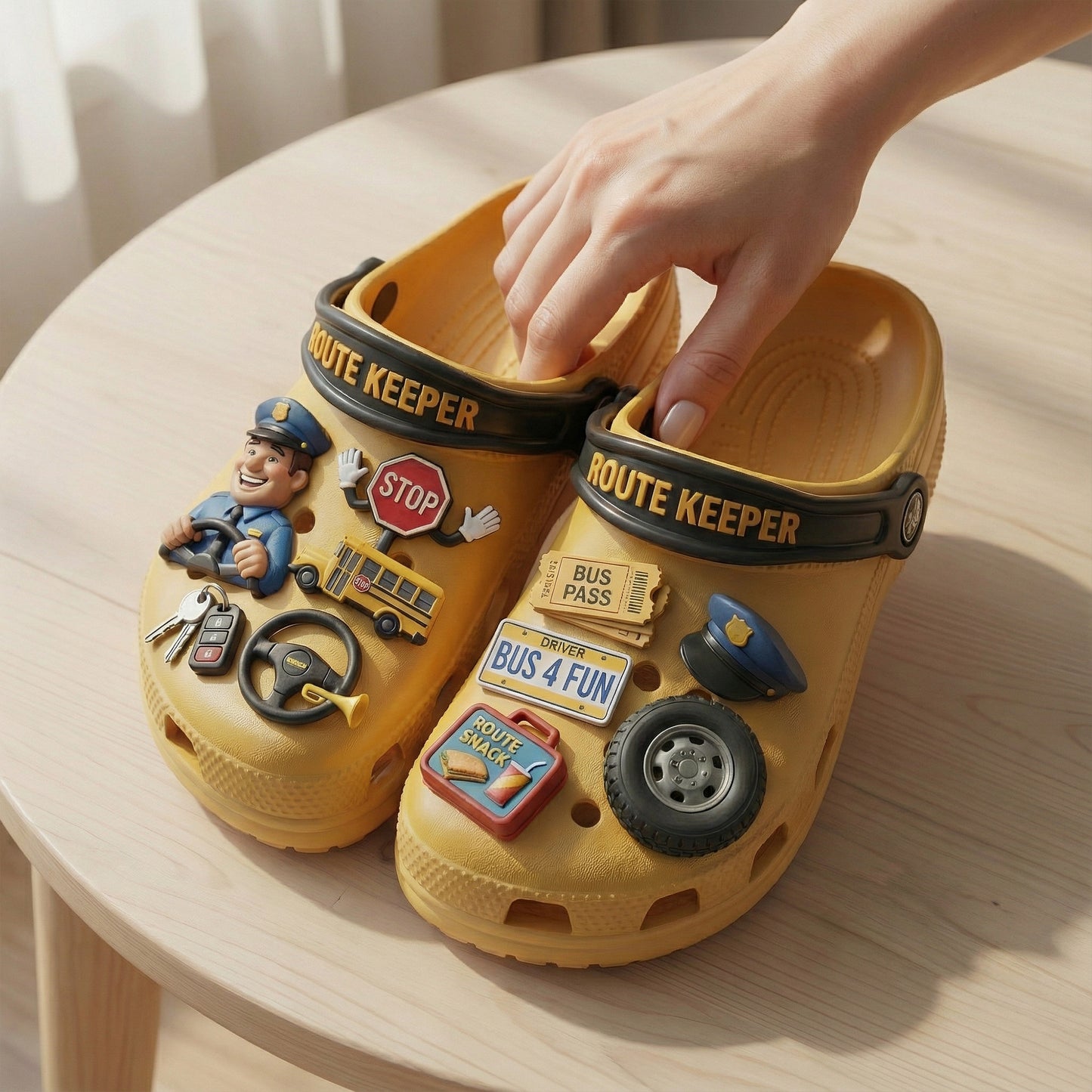 PREMIUM Bus Driver CLOGS WITH CHARMS LNTH