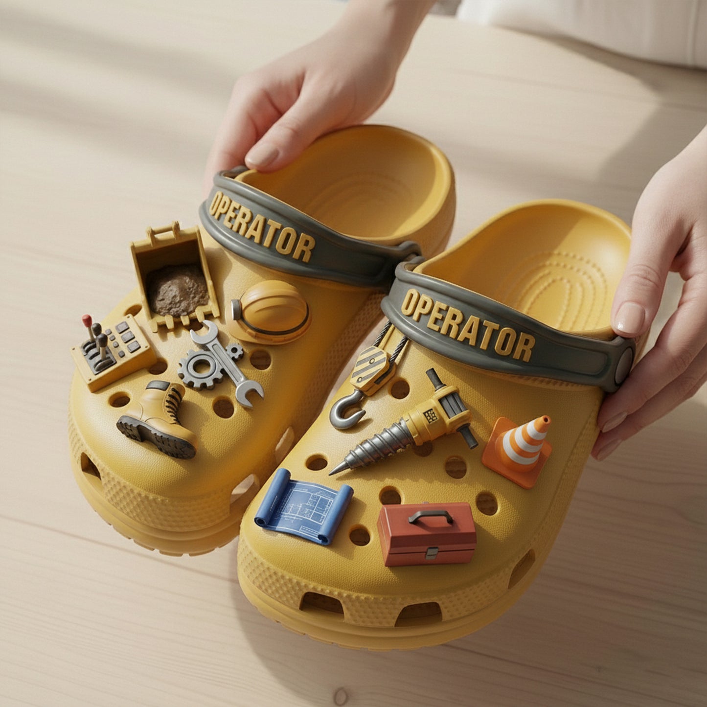 PREMIUM operator CLOGS WITH CHARMS LNTH