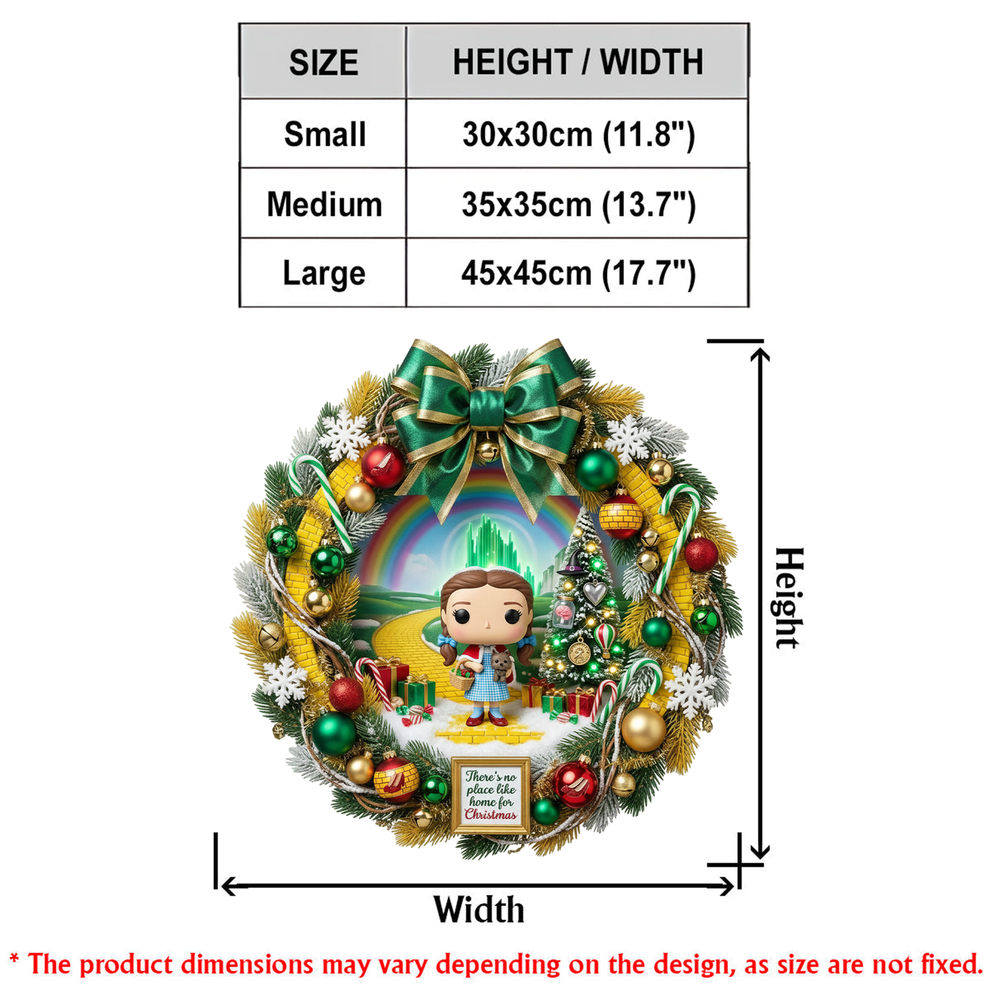 TWOZ Decorative Wreath LNTH