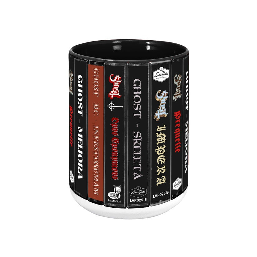 Premium GHB Cassette Collection Retro Accent Edge-to-Edge Printed Mug