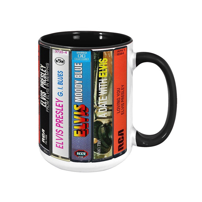Premium ELV Albums Cassette Retro Collection Accent Mug