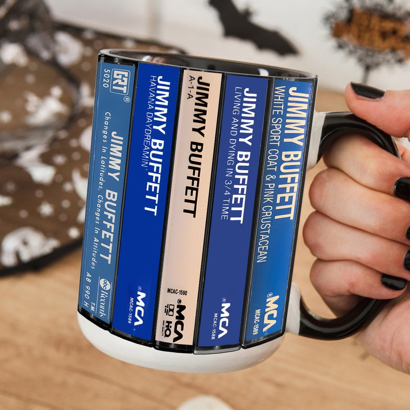 Premium JBT Albums Cassette Retro Collection Accent Mug