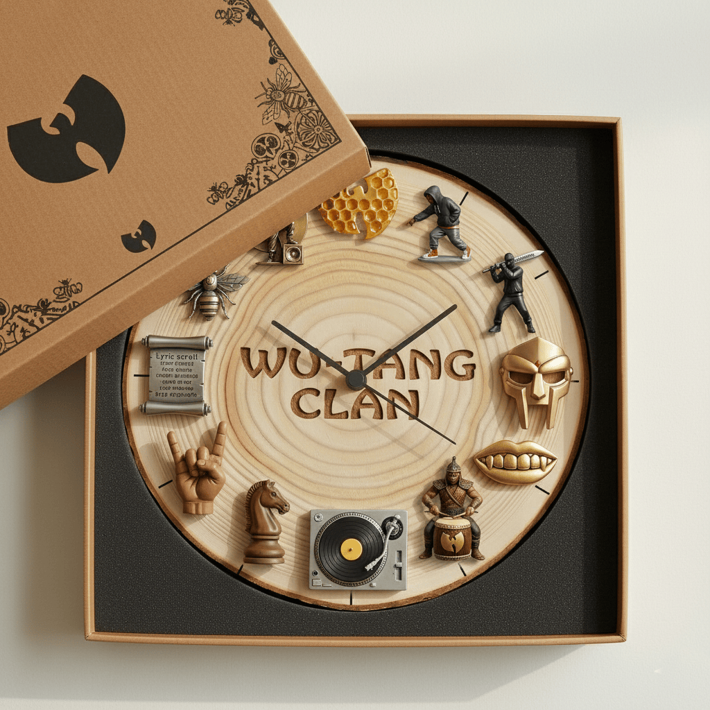 WTC Wooden Wall Clock HTTT