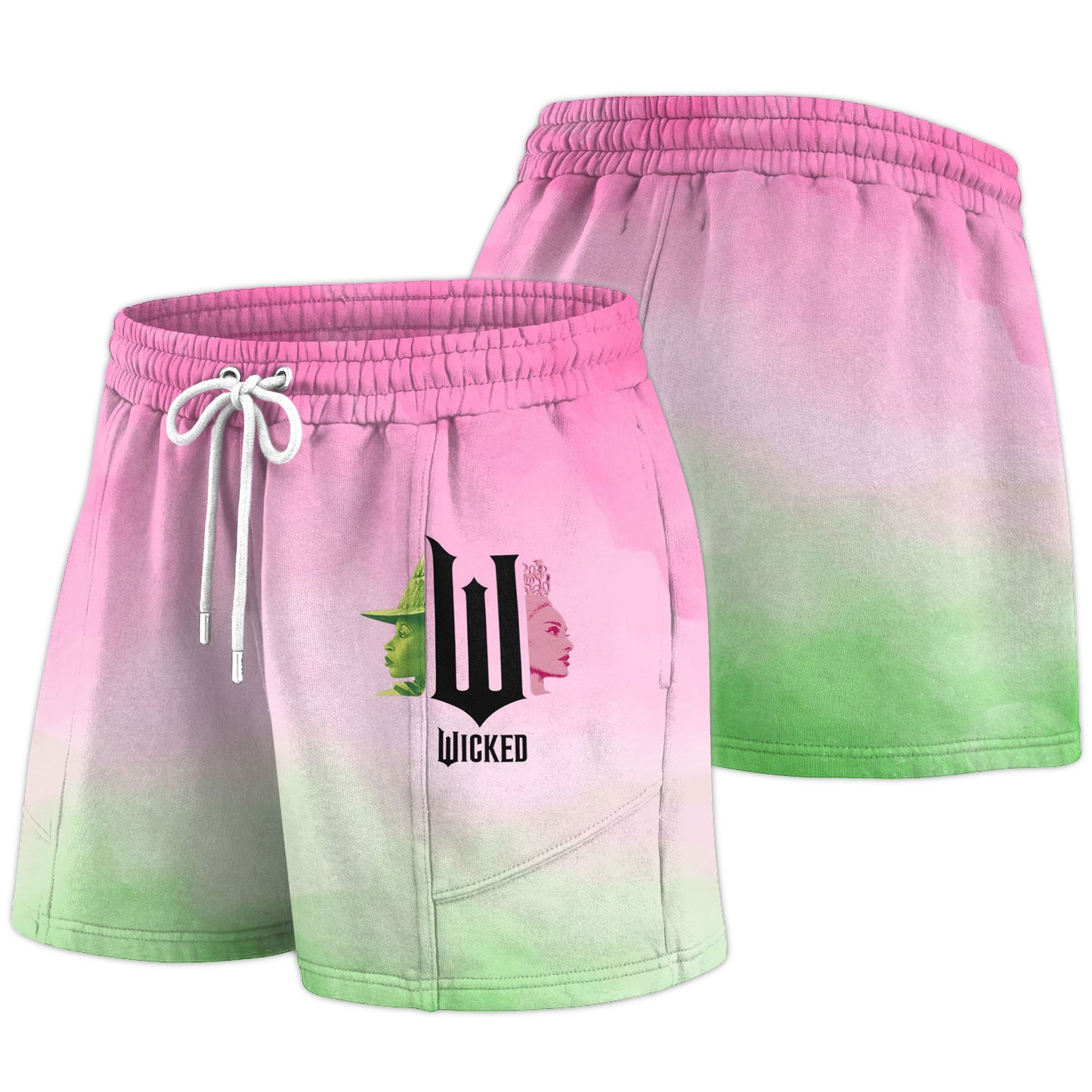 WCKD Fleece Long Sleeve T-Shirt & Shorts Lounge Set TTN