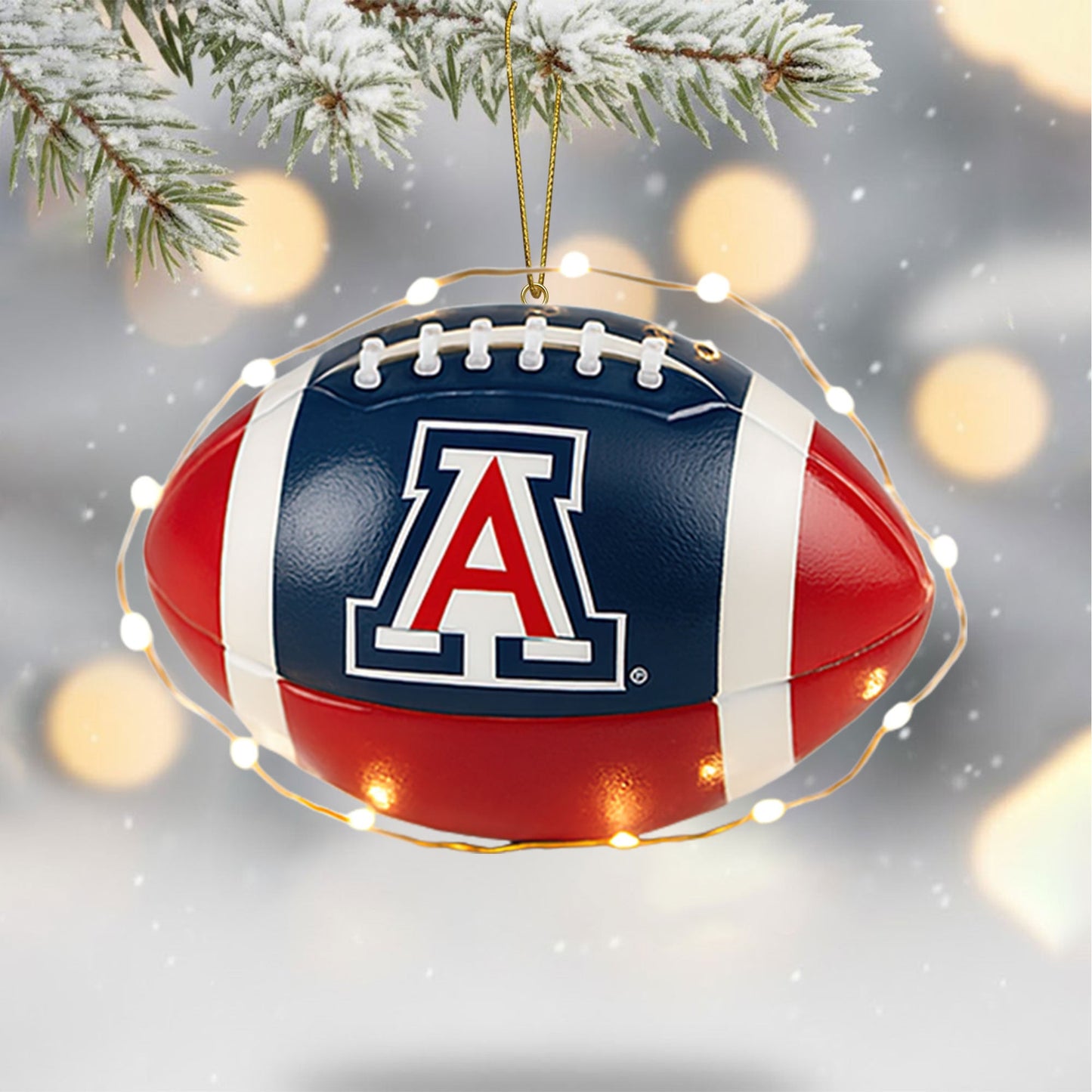 COMBO AWC CHRISTMAS TREE TOPPER WITH ORNAMENT DAT