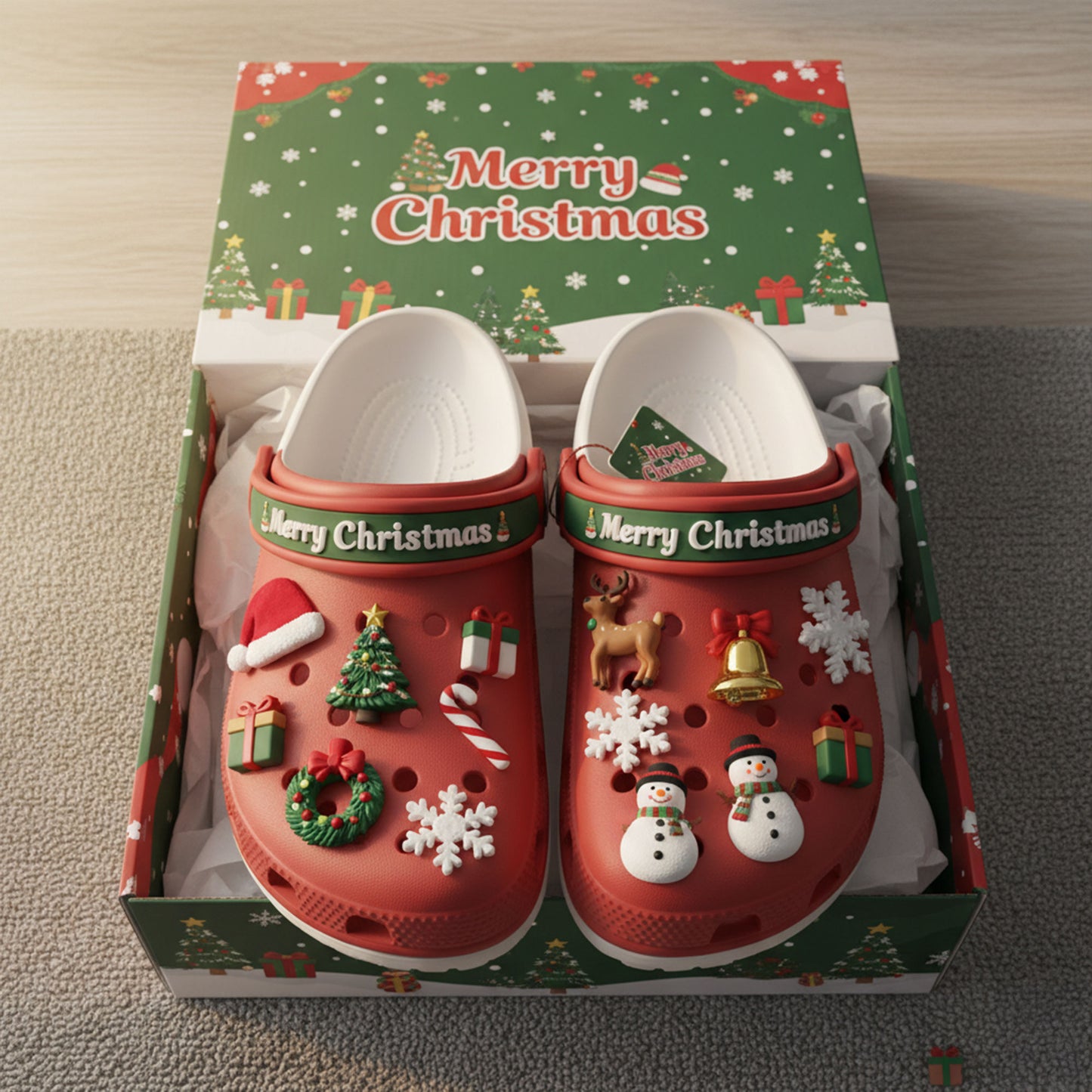 MERRY CHRISTMAS PREMIUM CLOGS DAT