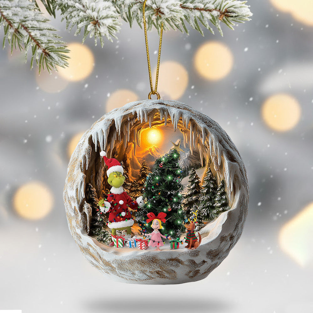 COMBO TGR CHRISTMAS TREE TOPPER WITH ORNAMENT DAT