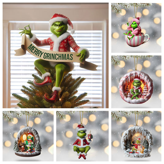 COMBO TGR CHRISTMAS TREE TOPPER WITH ORNAMENT DAT