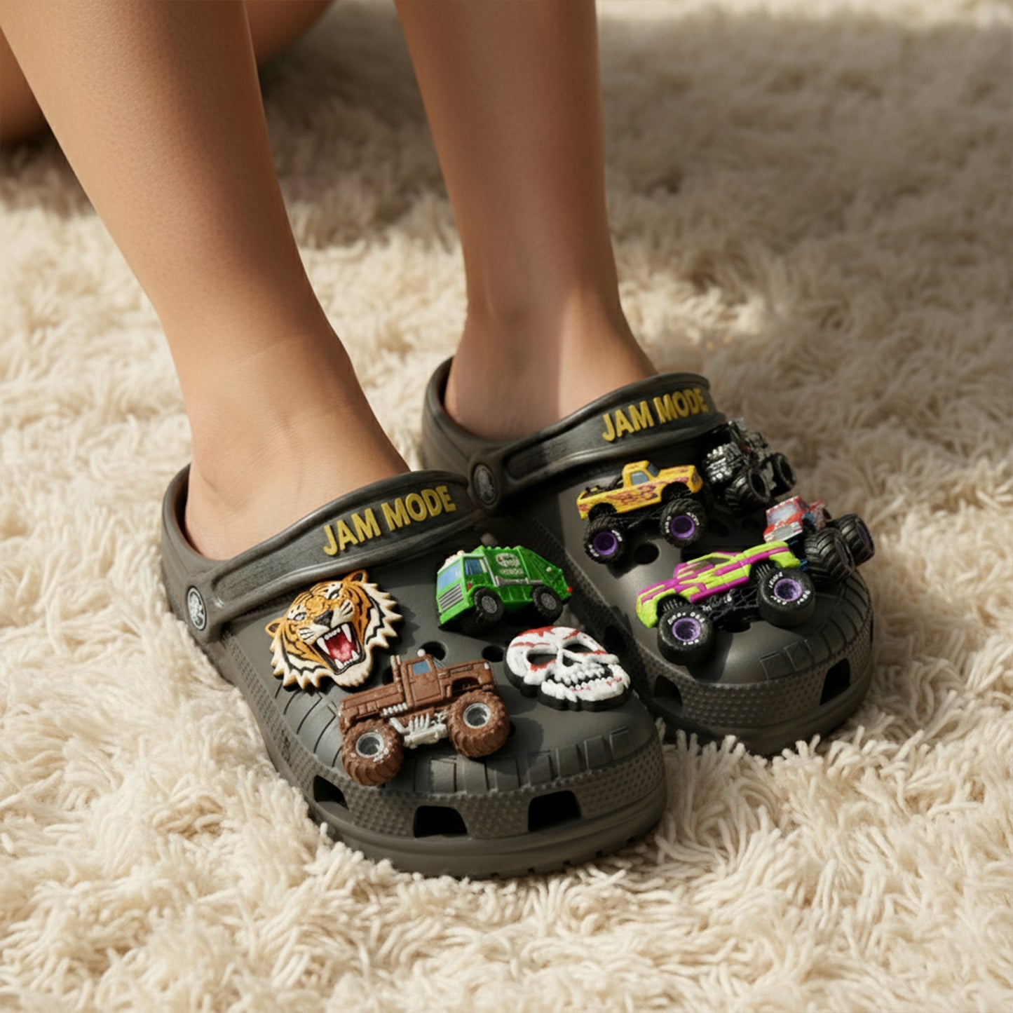 PREMIUM Monster Crusher CLOGS WITH CHARMS LNTH