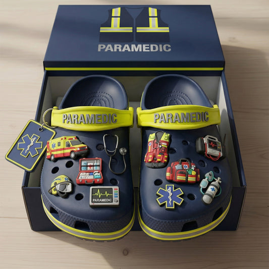 PREMIUM Paramedic CLOGS WITH CHARMS LNTH
