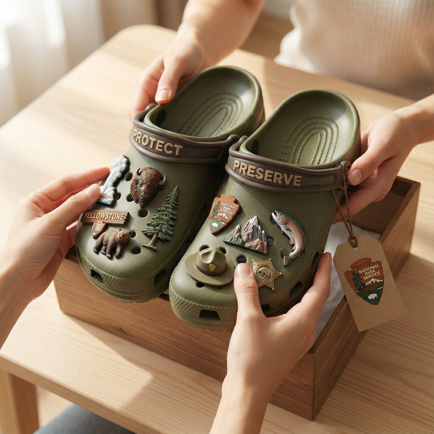 PREMIUM YNP CLOGS WITH CHARMS LNTH