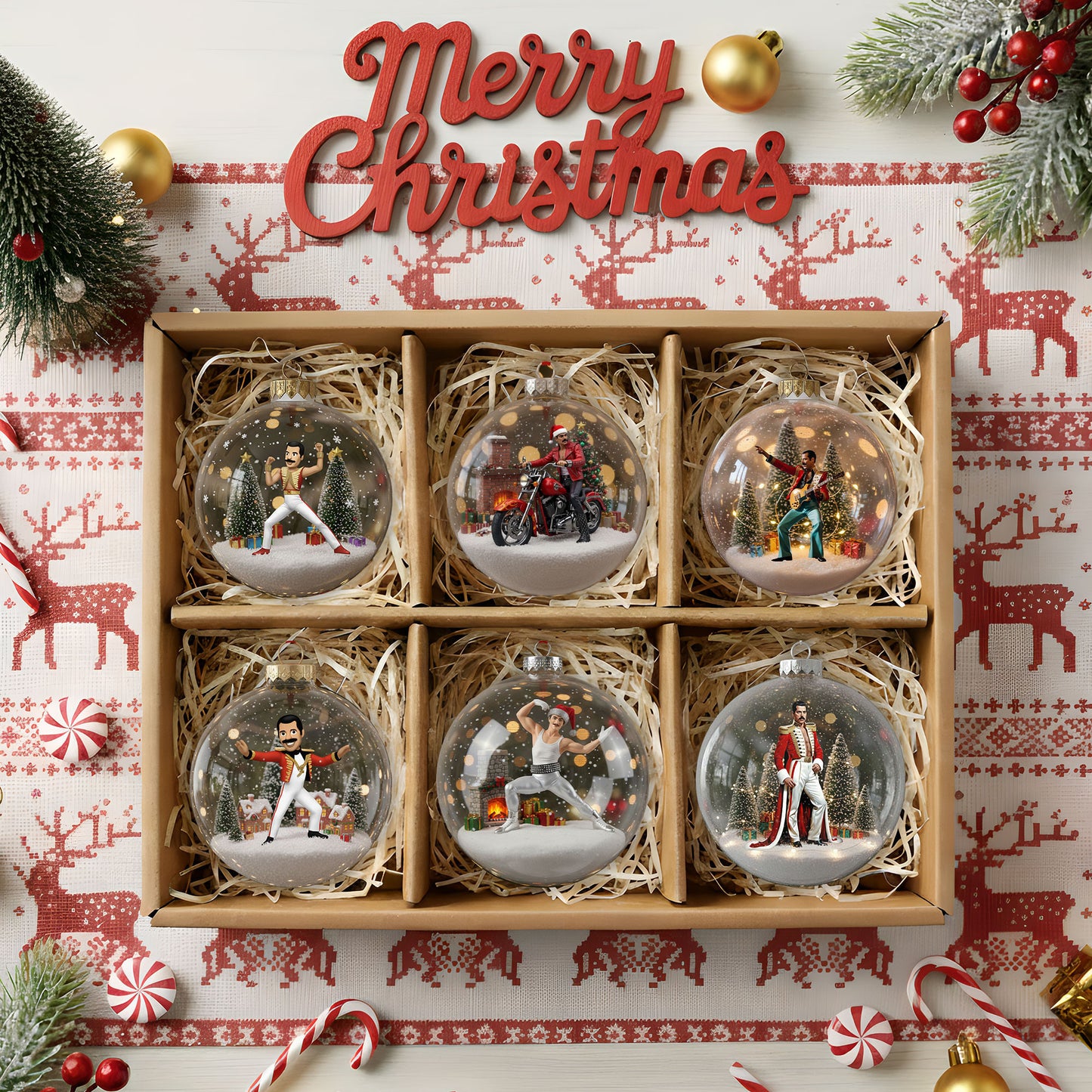 FRED Christmas Ornament DAT