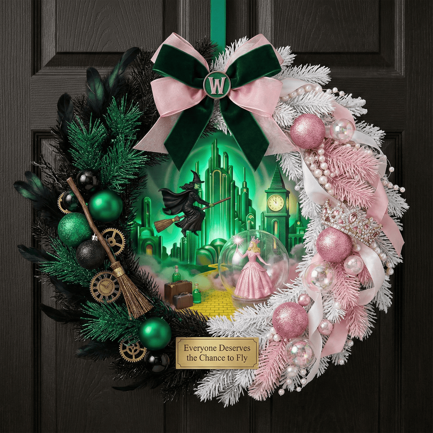 WKCD Decorative Wreath LNTH