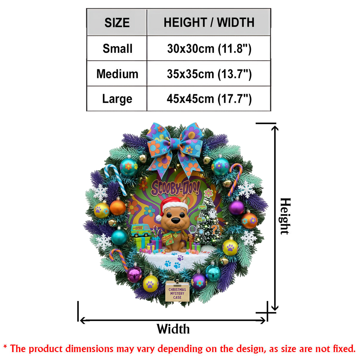 SCBD Decorative Wreath LNTH