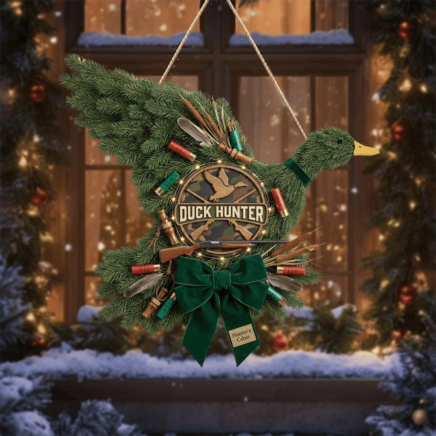 Duck Hunting Decorative Wreath LNTH