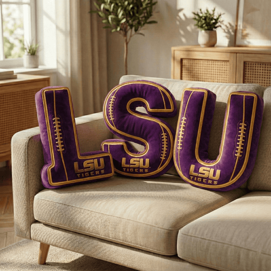 LSU Luxurious Plush Pillows HTTT