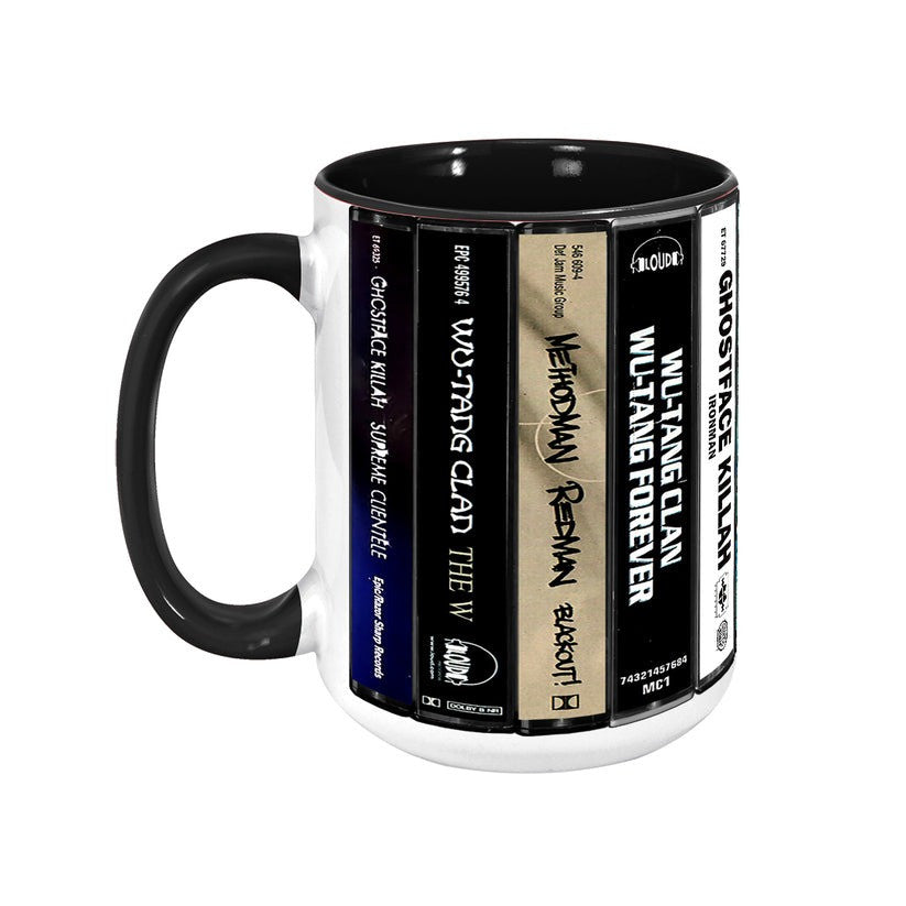 Premium WTC Albums Cassette Collection Retro Accent Mug