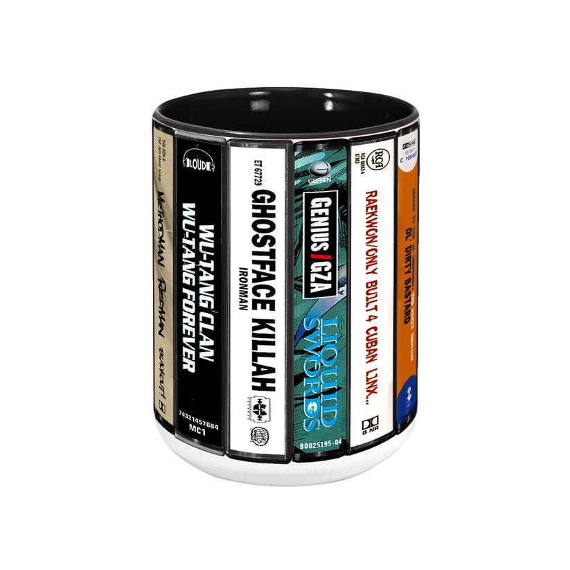 Premium WTC Albums Cassette Collection Retro Accent Mug
