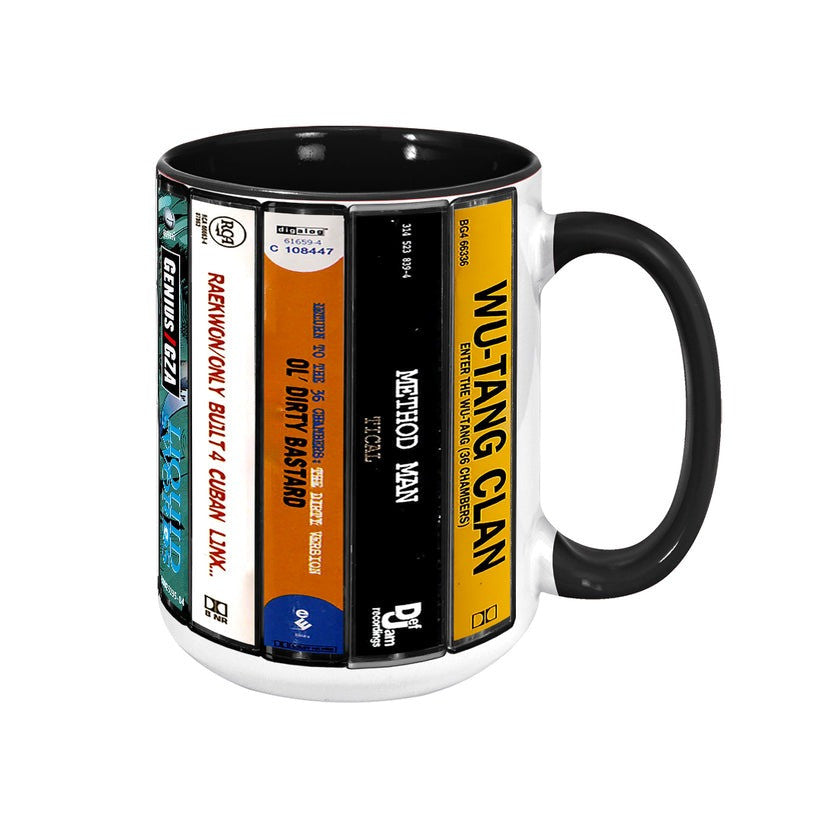 Premium WTC Albums Cassette Collection Retro Accent Mug