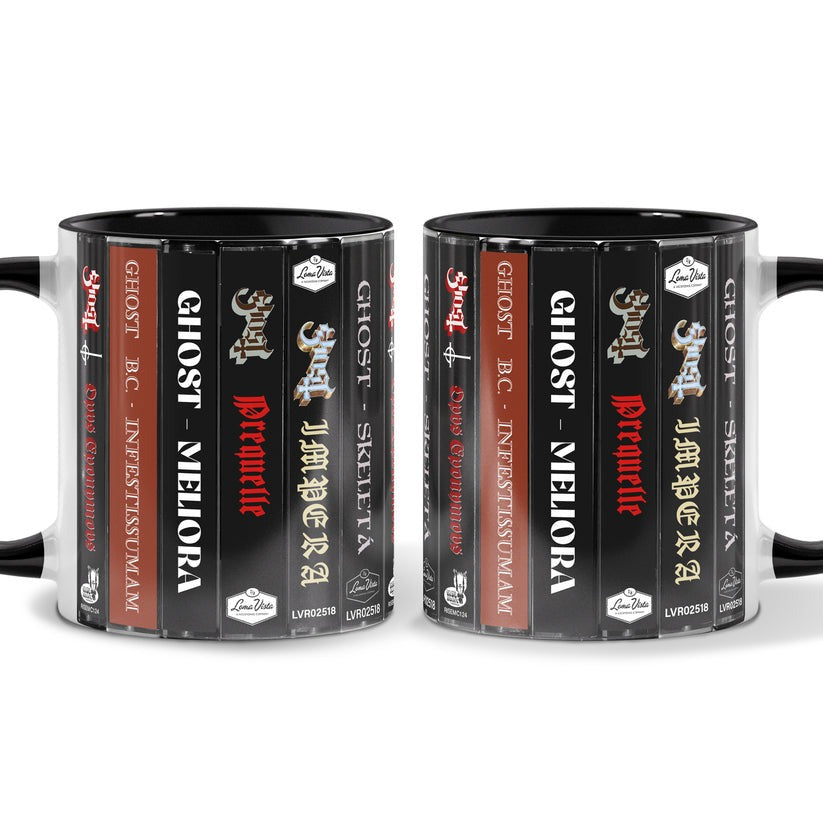 Premium GHB Cassette Collection Retro Accent Edge-to-Edge Printed Mug