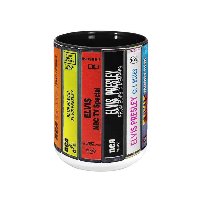 Premium ELV Albums Cassette Retro Collection Accent Mug