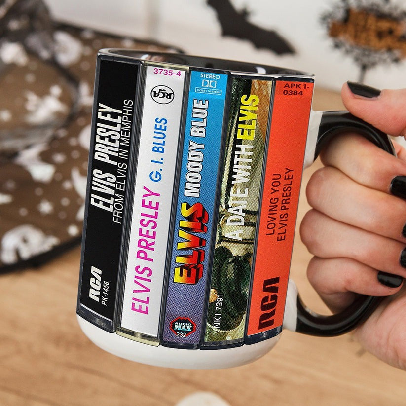 Premium ELV Albums Cassette Retro Collection Accent Mug