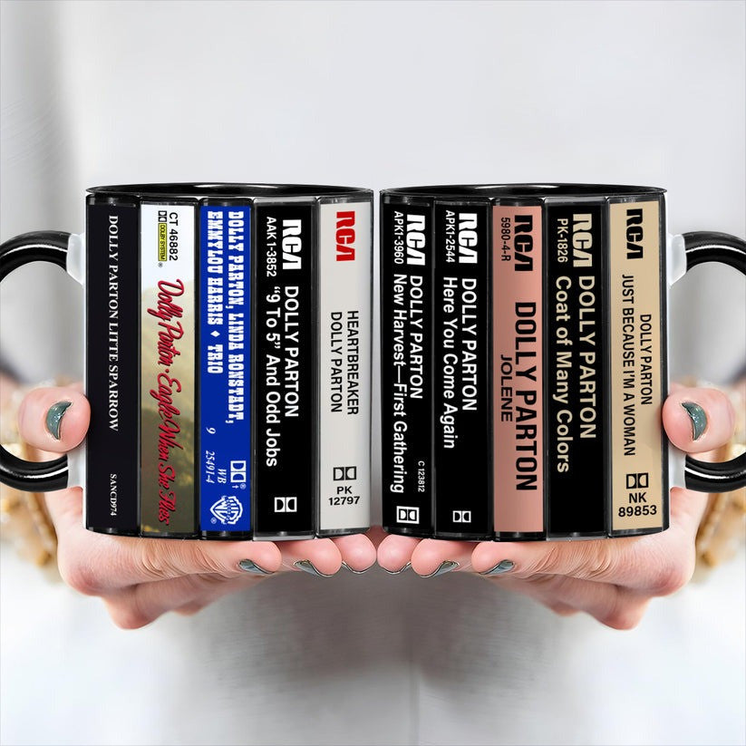 Premium DLP Albums Cassette Retro Collection Accent Mug