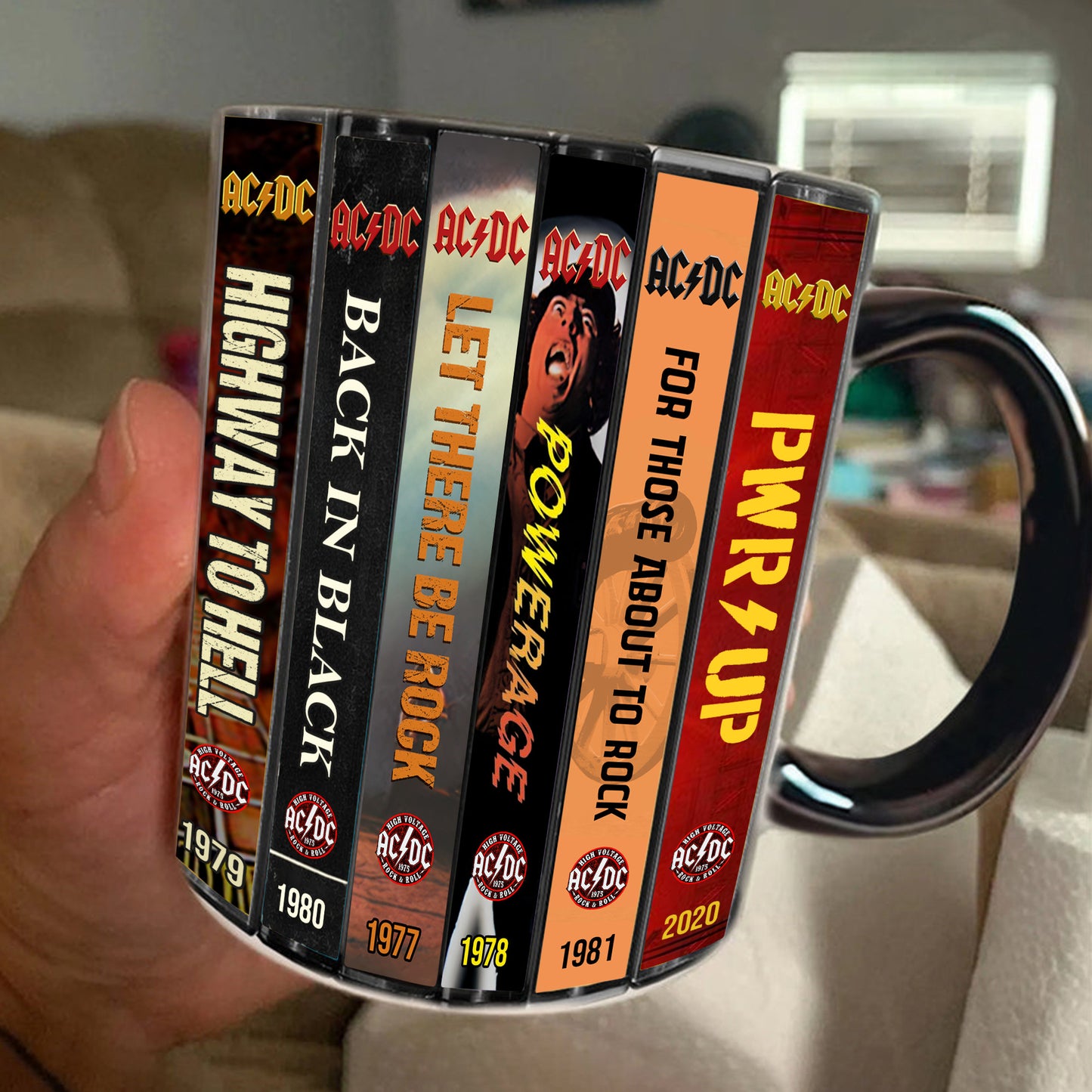 Premium ACD Albums Cassette Collection Retro Accent Mug DAT