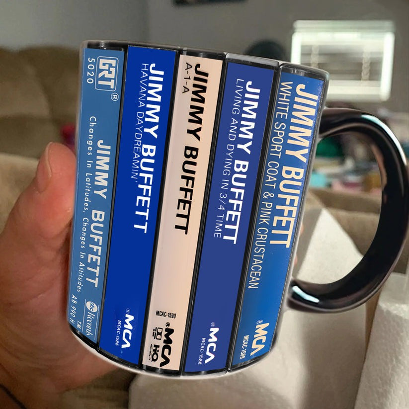 Premium JBT Albums Cassette Retro Collection Accent Mug