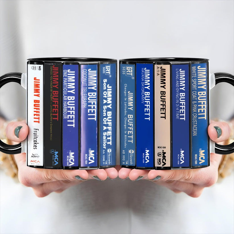 Premium JBT Albums Cassette Retro Collection Accent Mug