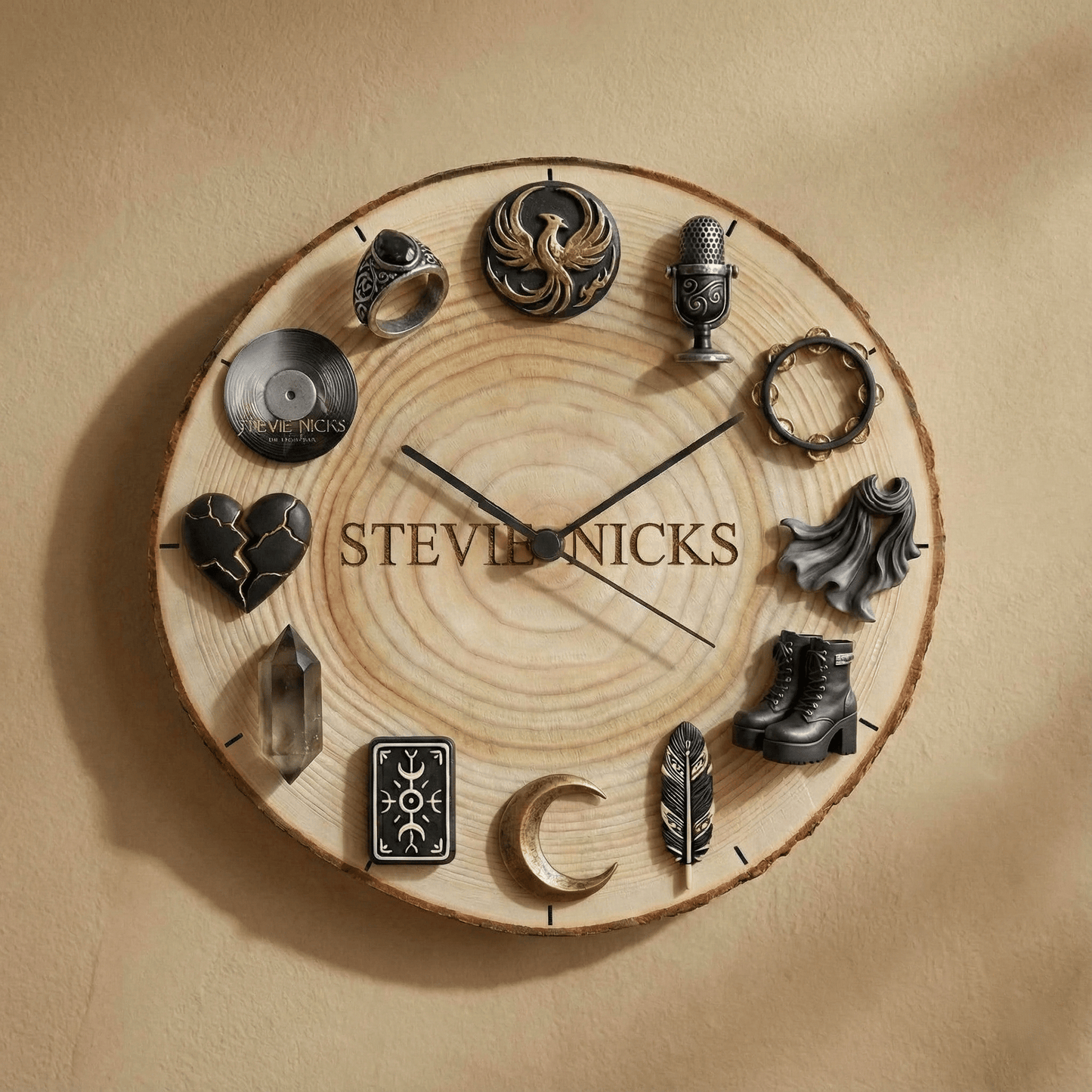 STNK Wooden Wall Clock HTTT
