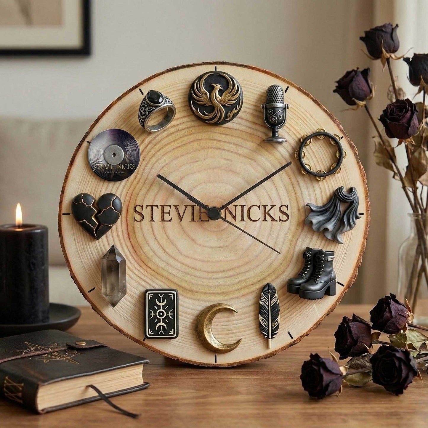 STNK Wooden Wall Clock HTTT
