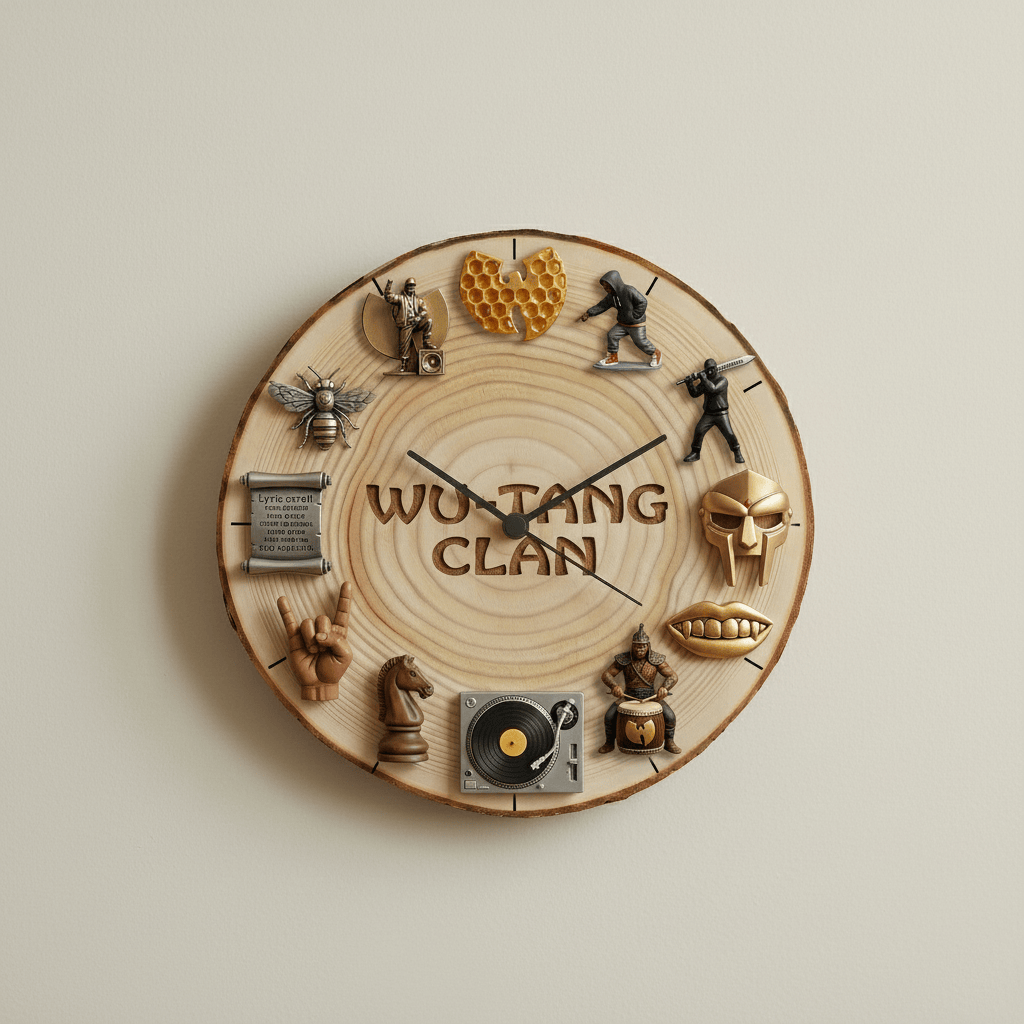 WTC Wooden Wall Clock HTTT